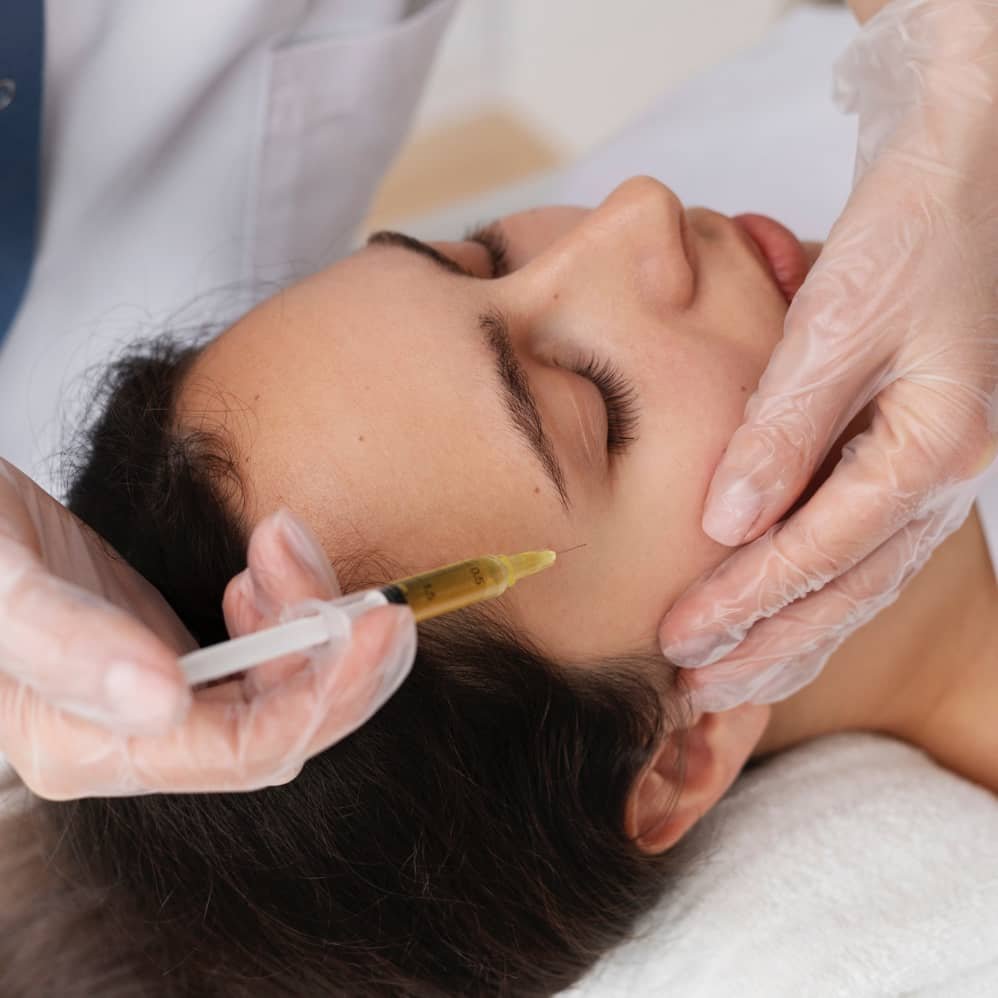 Botox and neurotoxin injections to smooth fine lines